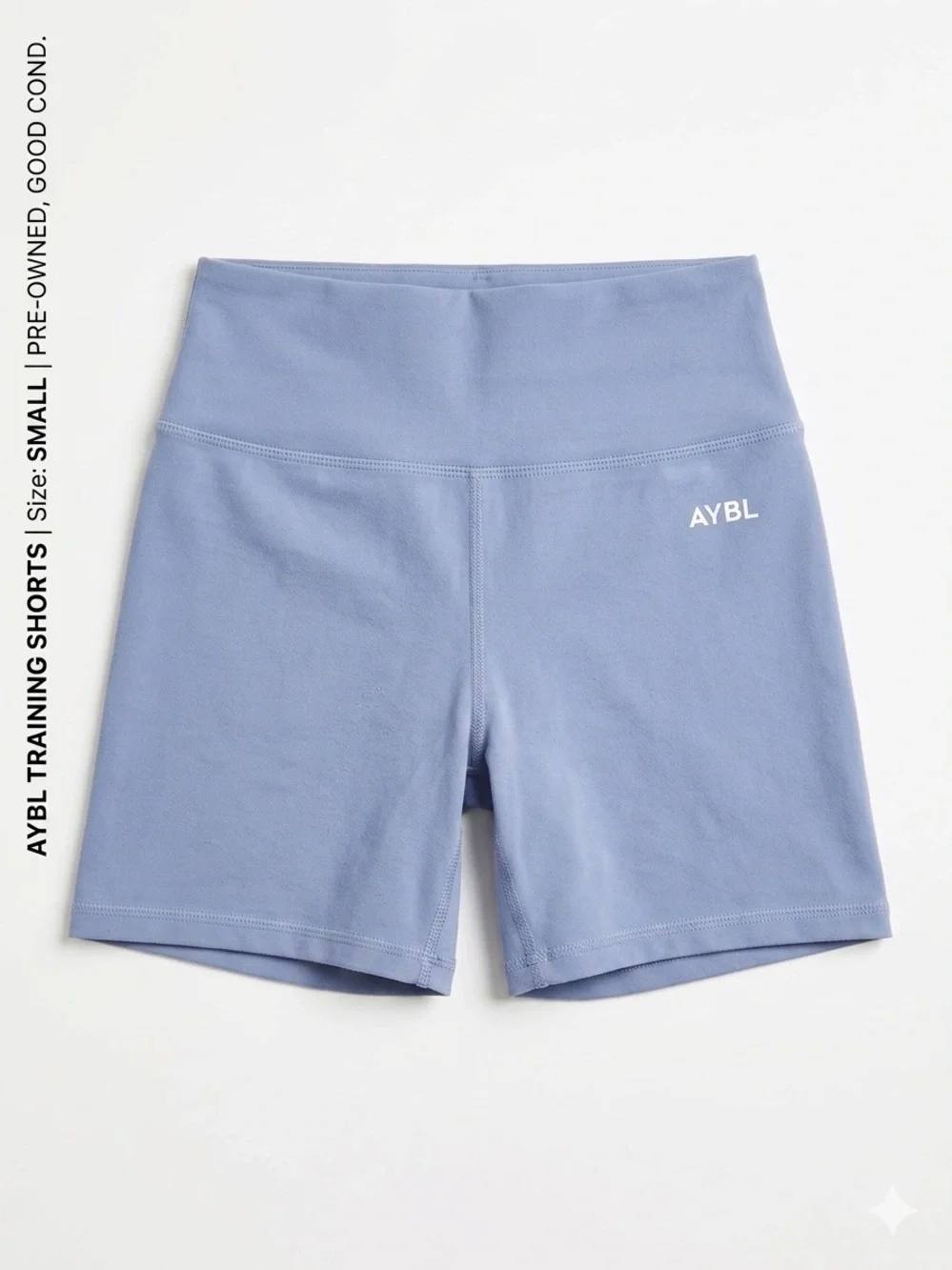 AYBL Periwinkle Biker Shorts | Small